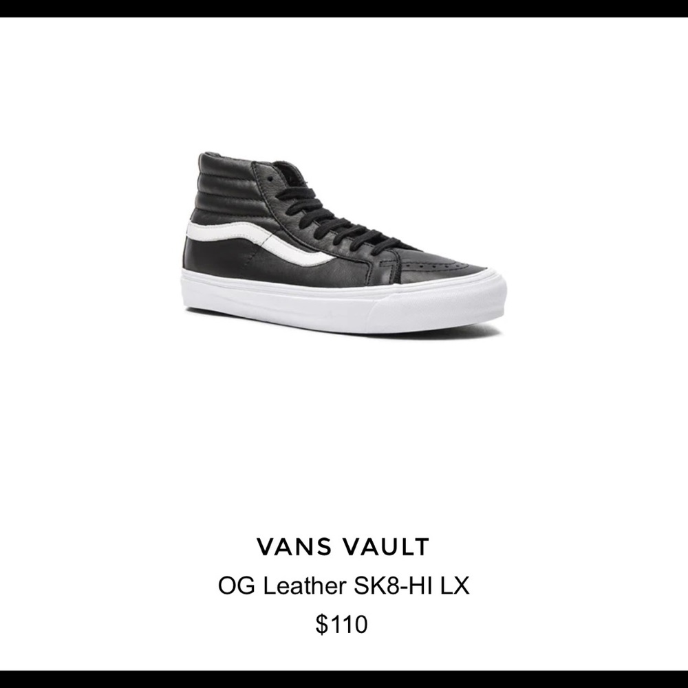 Womens size 9 high top Vans